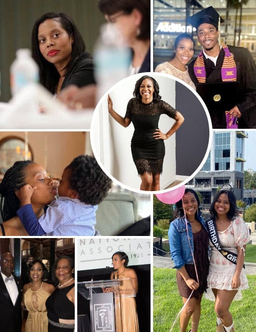 Photo collage of Jami A. Coleman