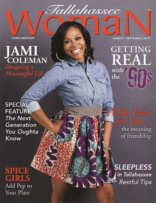 August/September 2017 Tallahassee Woman magazine cover featuring attorney Coleman